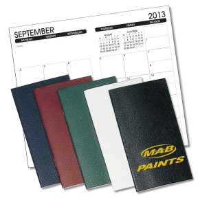 Leatherette Planners - Monthly