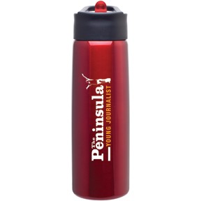 24 oz. h2go Hydra SS Bottle - Red