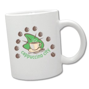 White Ceramic - 11 oz. Mug
