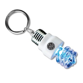 Light Up Light Bulb Keytag