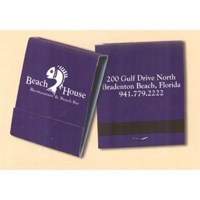 Matchbooks - Purple Ink Reverse Background
