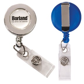 Retractable Badge Holder - Slide Belt Clip