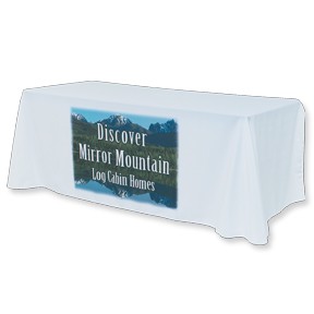 Table Cloth - 3 sided, 6' - Full Color