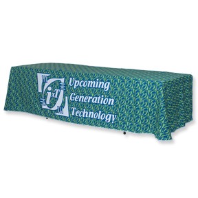 Table Cloth - 3 sided, 8' - Full Color