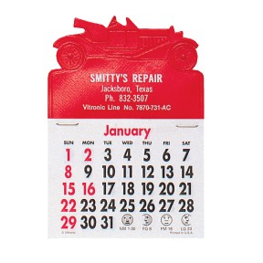 Press-N-Stick Calendars - Antique Car