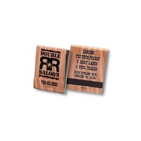 Matchbooks - Black Ink/Woodgrain